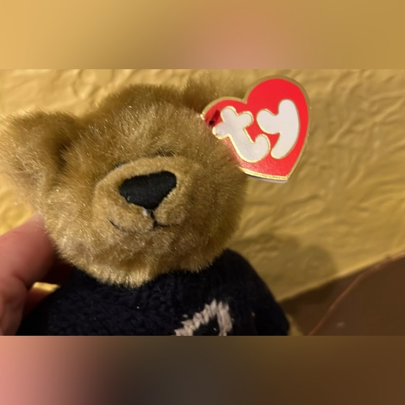 Vintage 1993 TY ‘SALTY’ Beanie Bear Attic Treasures Collection - Picture 4 of 8